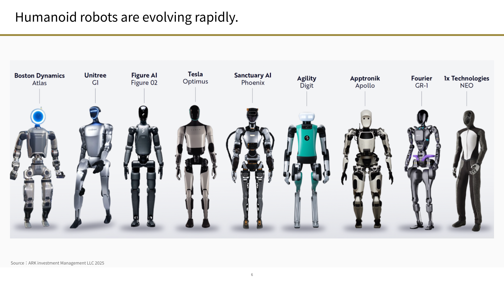 Humanoid robots are evolving rapidly.