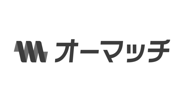 オーマッチロゴ白黒